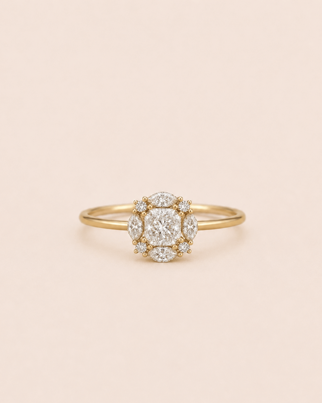 Marsha Diamond Cluster Ring