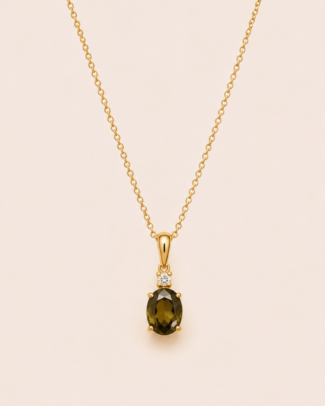 Julia green tourmaline necklace