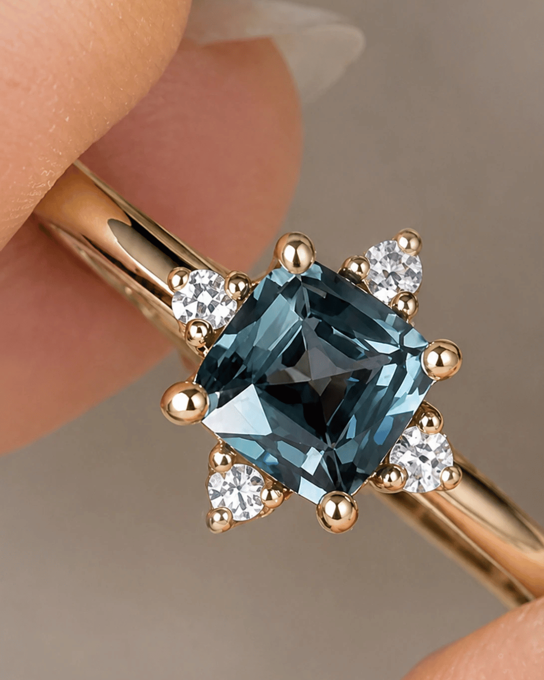 Princess sapphire ring Princess sapphire ring