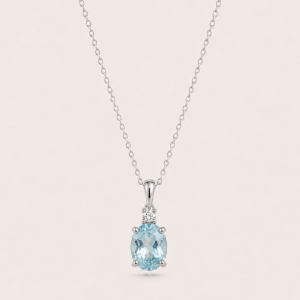 Julia aquamarine necklace