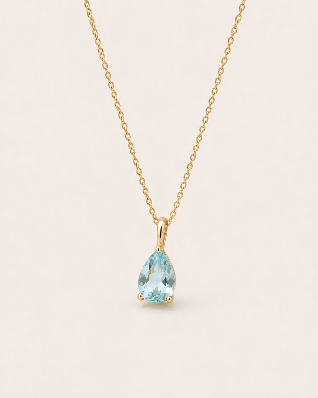 Shira aquamarine necklace