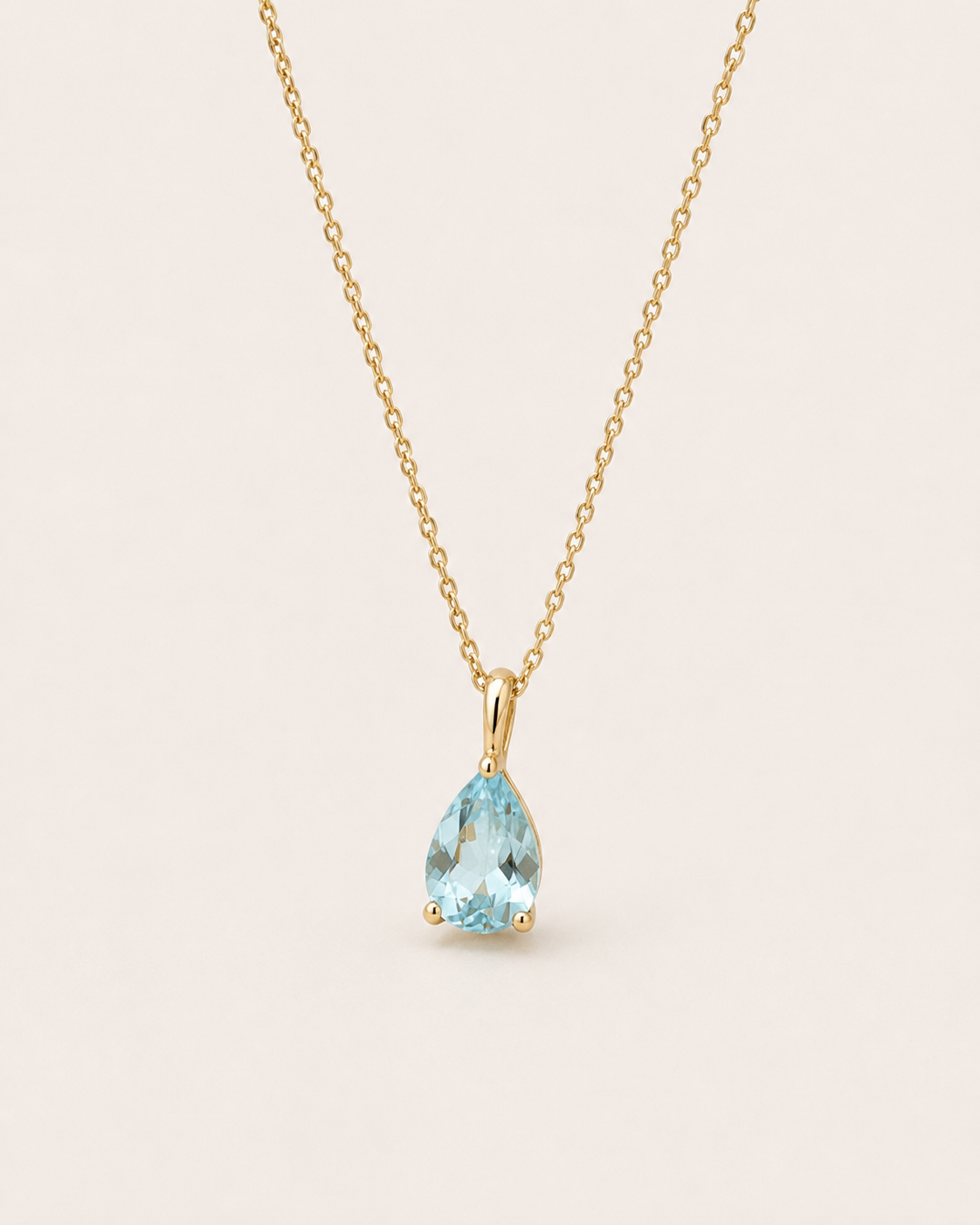 Shira aquamarine necklace