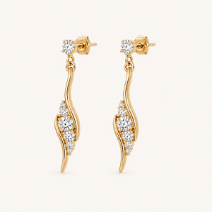 Serenity diamonds earrings